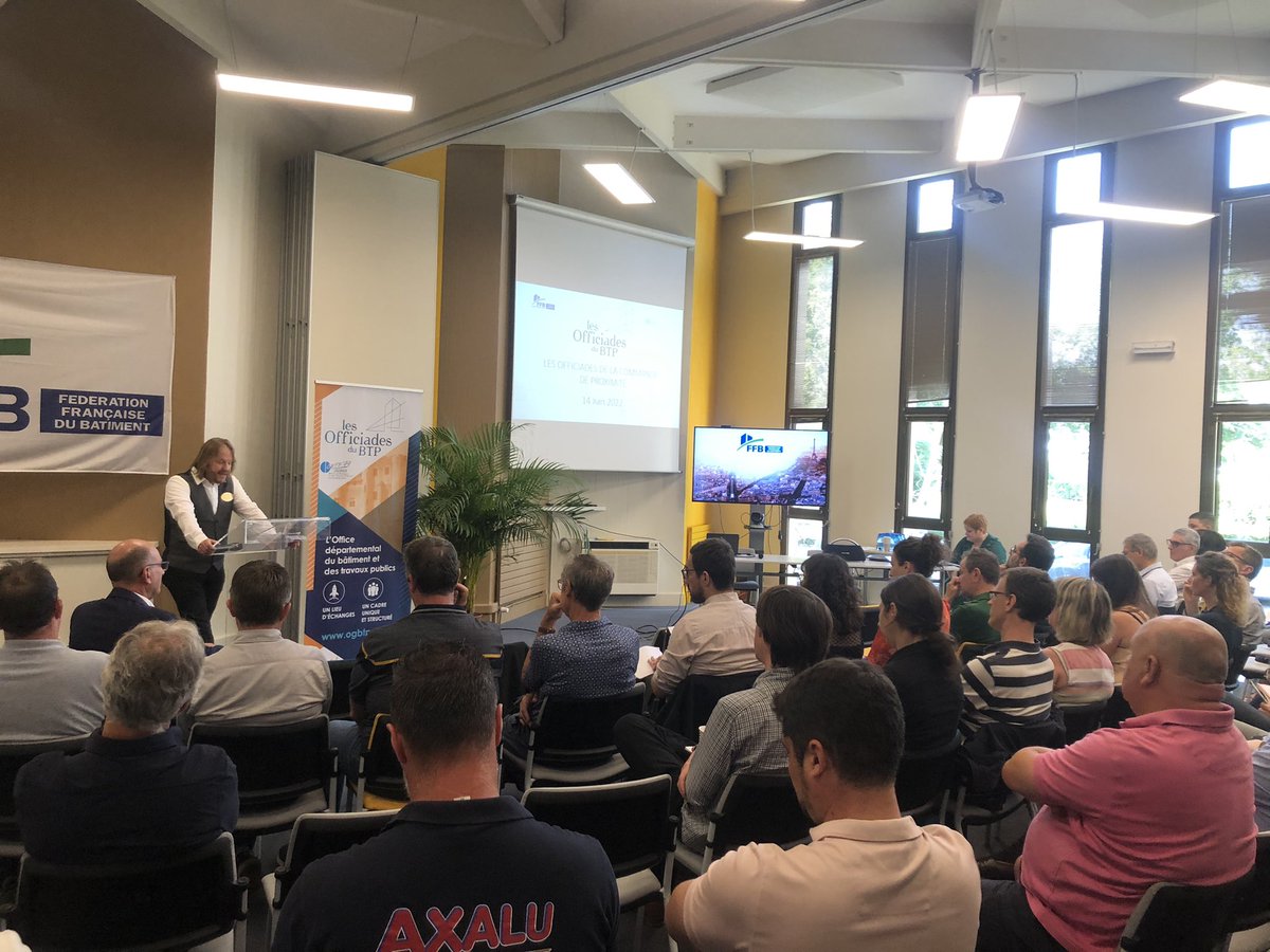 1ère matinée de la commande publique avec les collectivités locales et les bailleurs sociaux des Deux Sèvres organisée par notre Office du BTP79
Présentation des projets 
#visibilité #attractivité #local #investissement