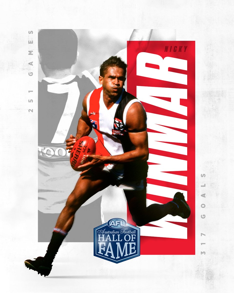 A hero of our club becomes an icon of the game ❤️

Nicky Winmar has tonight been inducted into the Australian Football Hall of Fame.

📰 → stk.lt/WinmarHOF