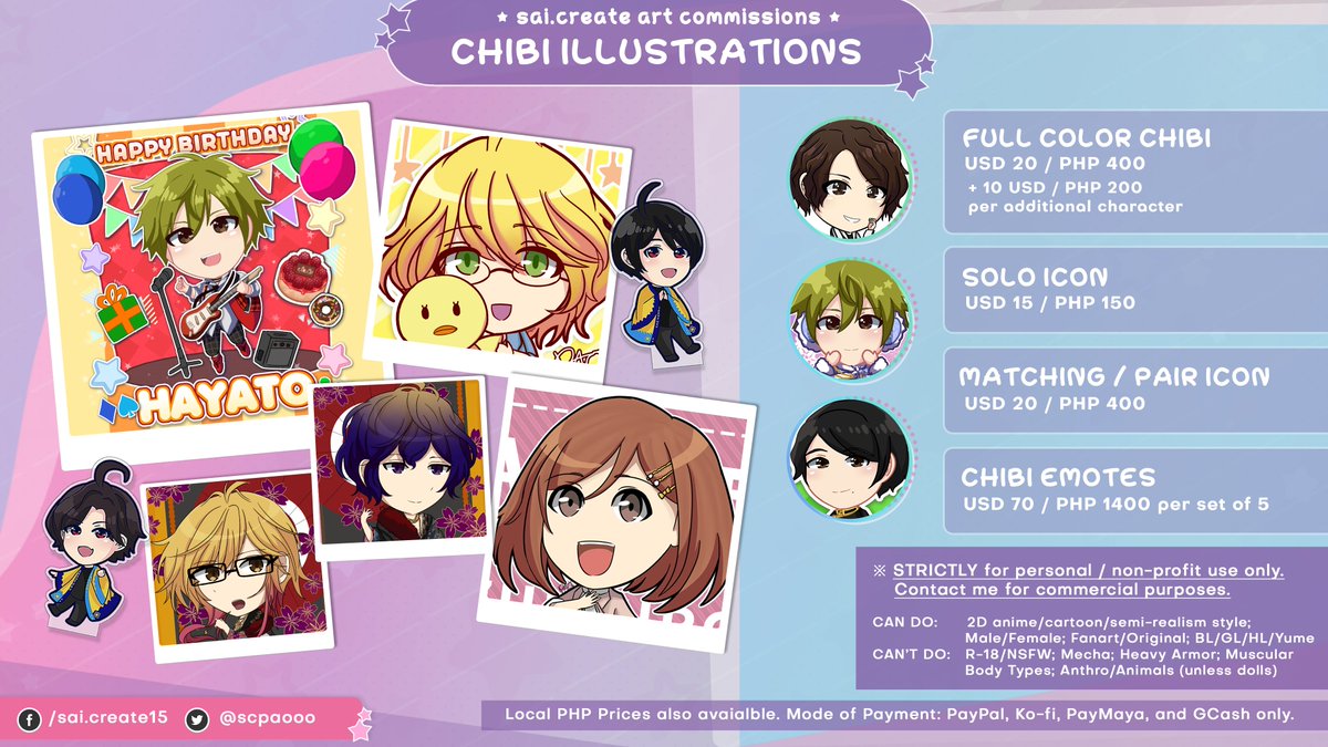 scpaooo's tweet photo. Hi. I'm open for art commissions. Below are my offers and info. Hope you can check them out, it'll be a HUUUGE help!

Shares are very much appreciated. Thank you SOOOOOOOOOO much! 💕

#art #commissions #artcommission #commissionsopen #artph https://t.co/mmaexGCCjU