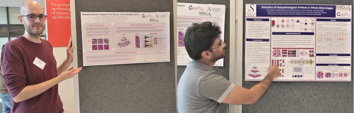 BMDLabUiS's tweet photo. Our research fellows Saul Fuster Navarro and Neel Kanwal made poster presentations at hAIst Conference held on Jun 13-14 at Stavanger. 

#AIinHealth #hAIst2022. https://t.co/yPIxhYyOH0