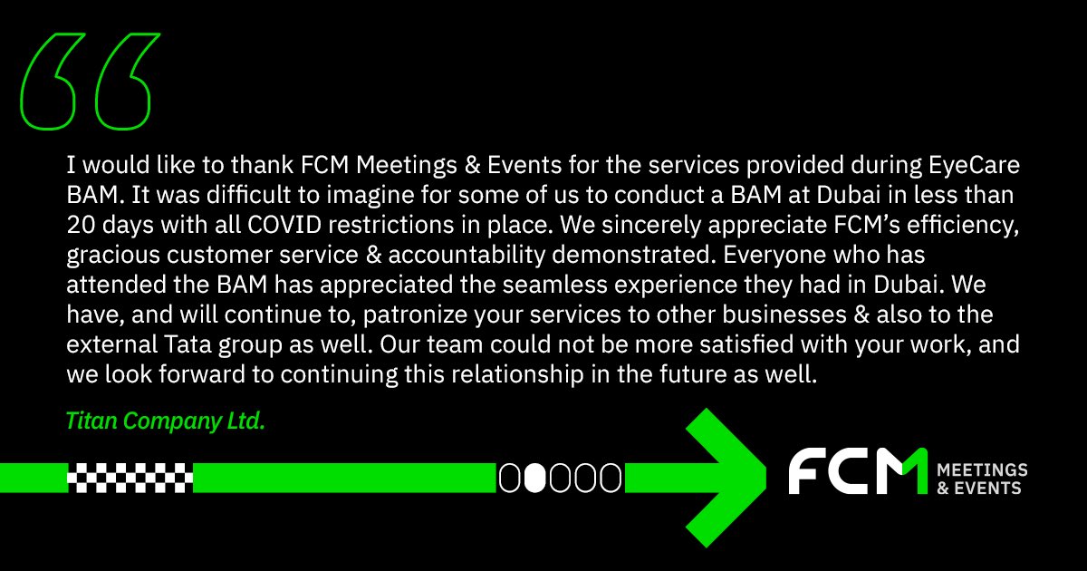 MiceFcm's tweet photo. How's this for #tuesdaymotivation?
Creating impactful events for clients is what we do. We are delighted to see such great feedback coming from one of our esteemed customers. 
#meetingsandevents #dubai #event https://t.co/sPHficpuMS