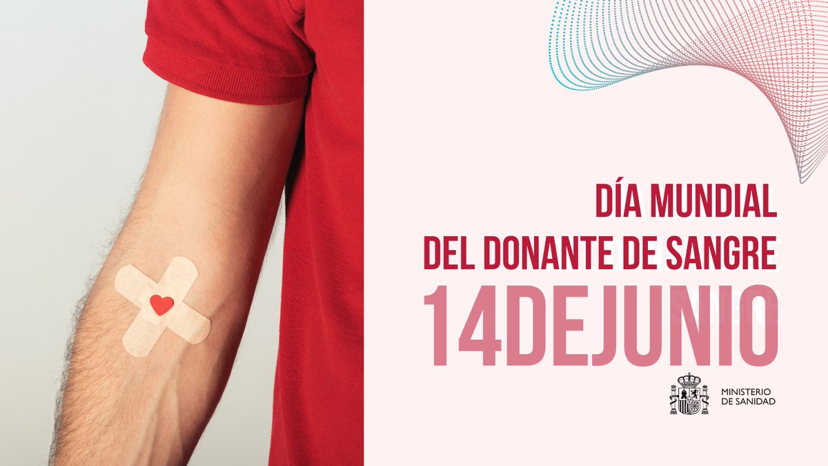 sanidadgob's tweet photo. 🩸Hoy es el Día Mundial del Donante de Sangre 

❣️Una fecha para agradecer la solidaridad de todas las personas que ayudan a salvar vidas con su sangre y la de los profesionales y voluntarios que colaboran en este acto clave frente a la enfermedad. 

#DíaMundialDelDonanteDeSangre https://t.co/mxhe0J0jli