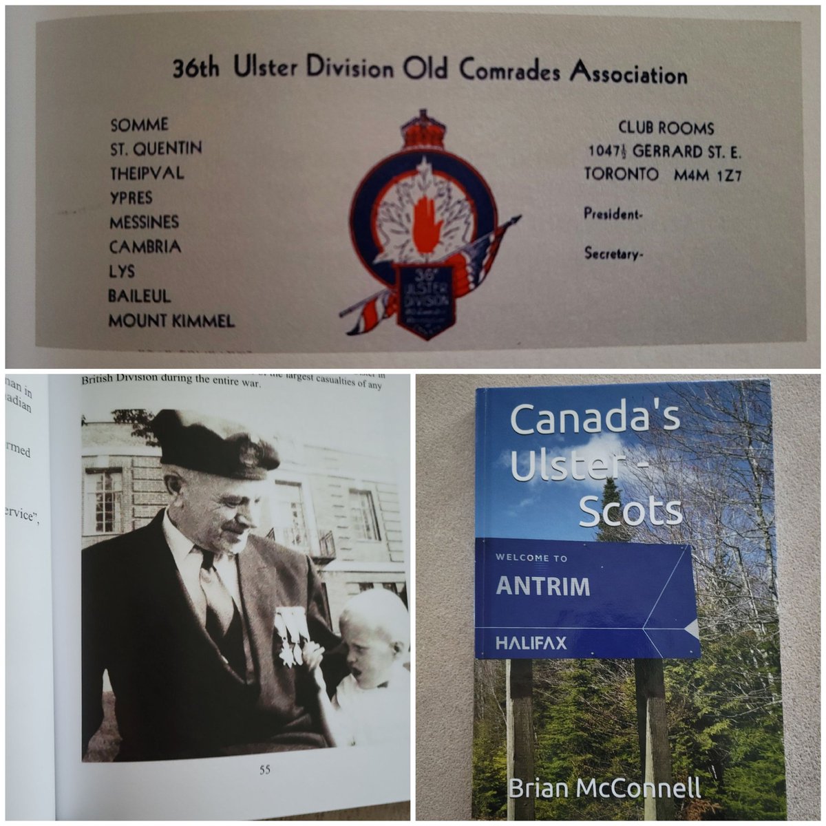 brianm564's tweet photo. You can read in one chapter about an #ulsterscot who served in the #ulsterdivision  later immigrating to Canada in my book #canadasulsterscots https://t.co/9E0Mpcjwcn