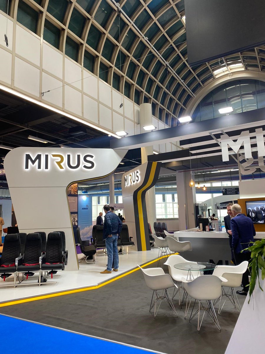 We're thrilled to be back at the <a href="/aix_expo/">Aircraft Interiors Expo</a> re-connecting with our fellow industry peers.

Day 1 is underway. Come and pop by our stand 1UB30 or book an appointment by emailing sales@mirus-as.com 

We look forward to seeing you! 

#AIX2022
