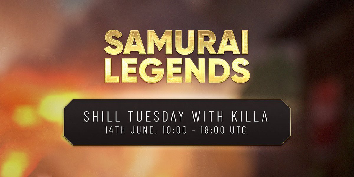 samuraiverse's tweet photo. ⛩ SHILL TUESDAY ⛩
No cap, just facts! 🚫🧢
1️⃣ Tweet about your favourite Samurai Legends mechanic
2️⃣ Include #SamuraiFacts + @samuraiverse + #bitcoin
🏆 2 winners, 2 crates
#NFTGiveaway #NFTshill #NFTs https://t.co/Ml3Fd971di