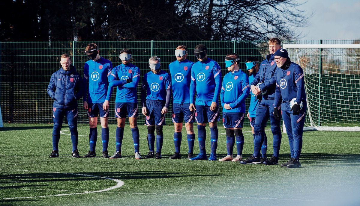 RoyTurnhamMusic's tweet photo. The @England Blind team face Spain at 2pm UK time in their last European Championship group game! ⚽

Please share, tune in and spread the word to your members to feel the empowerment of football alongside us! 

Link to watch 👉 https://t.co/uyOCqtec90 https://t.co/GnVvdqUjDA