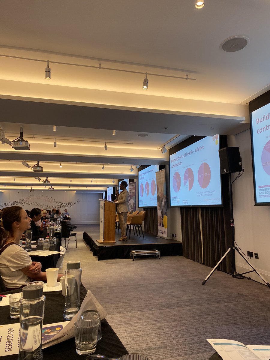 Delighted to be at our first ever (!) joint KHP &amp; SEL ICS Pop Health &amp; Equity conference today. Great speakers, partnership and opportunities <a href="/kingshealth/">King's Health Partners</a> @ourhealthiersel
