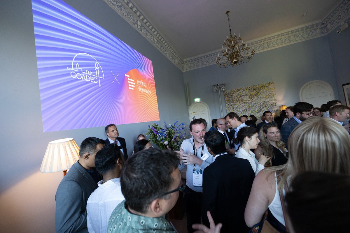 StartupCltn's tweet photo. Coadec x @IndexVentures + @RishiSunak = a great London Tech Week Party. Thanks to all the founders, investors and policymakers who joined 🚀 https://t.co/ZEQCPYqC3W