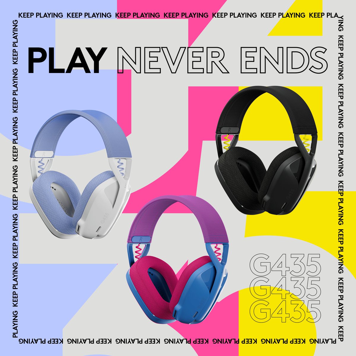 LogitechG_ME's tweet photo. اللعب لا ينتهي مع سماعة G435! 
🎧تدعم أجهزة متعددة عبر البلوتوث
🔋بطارية تدوم 18 ساعة
⚖️165 جرام فقط
...وأكثر. 

لفرصة الفوز بواحدة:
متابعة حسابنا 🏃🏽
تفضيل وإعادة تغريد المسابقة 🔁♥️
مشاركتنا بلعبتكم المفضلة في الردود 👇🏼👇🏼👇🏼

سنختار الفائز عشوائياً والإعلان عنهم يوم الجمعة. https://t.co/FXPegtgyXw