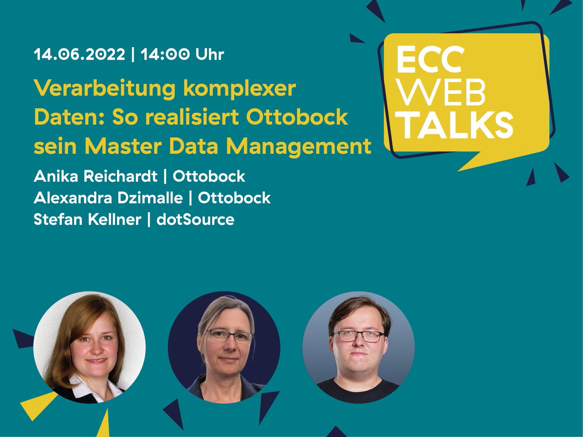 ECCKoeln's tweet photo. Um 14 Uhr finden die zweiten #ECCWEBTALKS für heute mit @ottobockHQ_de und #dotSource (@Handelskraft) rund um die Verarbeitung komplexer #Daten statt. Jetzt noch kostenfrei registrieren und dabei sein 👉 https://t.co/DP46tcKUue https://t.co/1OvioeA4bc