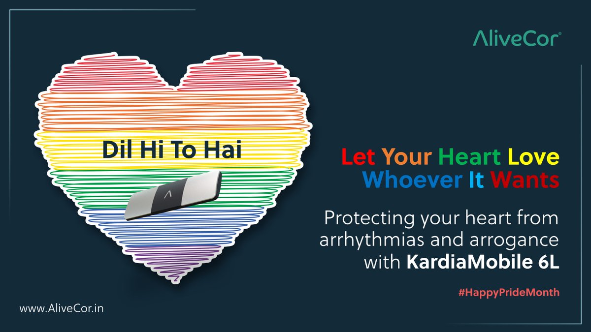 AlivecorIndia's tweet photo. March to the beat of your heart, after all, #LoveIsLove! 

#pride2022 #pridemonth #hearthealth❤️ #hearthealthfitness #hearthealthyliving #healthyheart❤️ #healthyhearthealthymind #healthyhearttips #AliveCorIndia #KardiaMobile6L #6lissufficient #pridemonth2022 #Pride #tuesdayvibe https://t.co/GYNXY90EA3