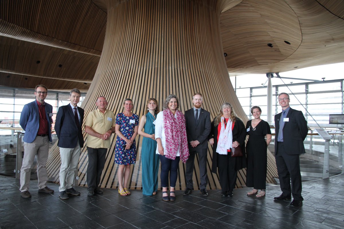 CHERISHproj's tweet photo. We were delighted that the Minister for Climate Change @JulieJamesMS launched our exhibition at the Senedd - the panels &amp; artwork are there until July 15th #climateheritage #Archaeology https://t.co/B1QKXCJsmx