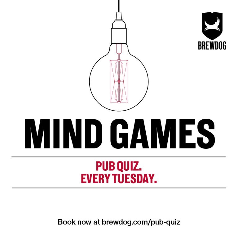 Tonight - get on down and test your knowledge for amazing prizes with guest-quizmaster Ed.

Still spaces available we recommend you rock up around 7pm for a 7.30 start to get a good table 👨‍🎓 👩‍🎓