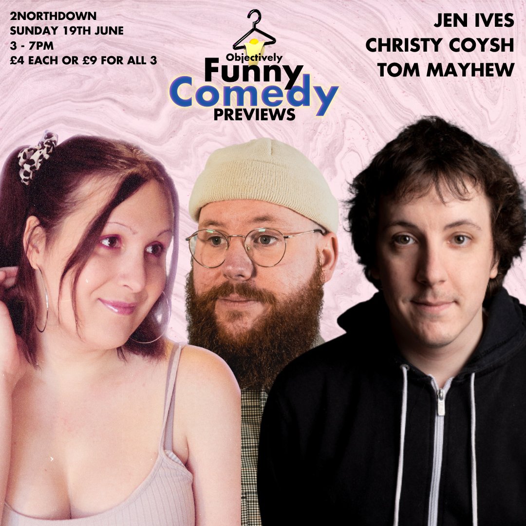 coming this weekend to Kings Cross' stunning @2Northdown, we've got five of the finest shows you'll see this summer! Saturday: @siblings_comedy & @simongayvid tickettext.co.uk/BNlVn7RQpR Sunday: @TomMayhew, @ChristyCoysh & @jenivescomedian tickettext.co.uk/7WKvrzBnt7