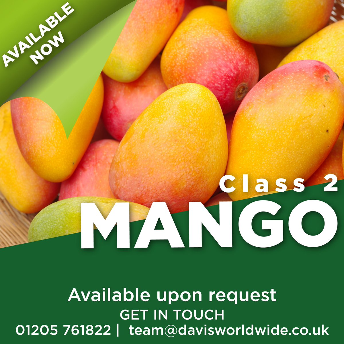 Class 2 Mangoes, great tasting, delicious, juicy & full of flavour. Available Now. 

Call 01205 761822 or email team@davisworldwide.co.uk

Only the best fresh seasonal produce from @davis_worldwide

#freshmango #mangoes #mango #fruit #fruits #freshfruit #5aday #snack #wholesaler