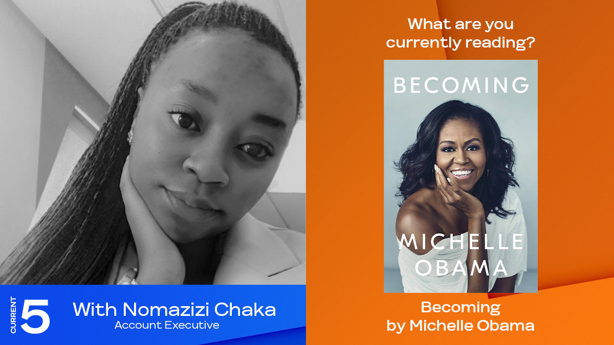 WunThompsonRSA's tweet photo. It’s clear that the WT SA team has some good taste. 📚 🎧 📺 📱 This week’s #Current5 is from Nomazizi Chaka, one of our Account Executives at WT South Africa. Here’s what’s topping her lists at the moment. https://t.co/uTdYRpCk1H