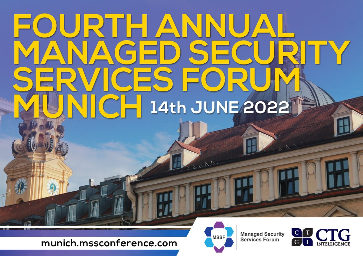 CtgIntelligence's tweet photo. A great pleasure to welcome @HelenHFS to talk about real-time information in a converged security setting at the Fourth Annual #MSSMunich! Thank you to @Dataminr for supporting the event. #MSSNetwork #MSSConference https://t.co/gJmXAJiWHz