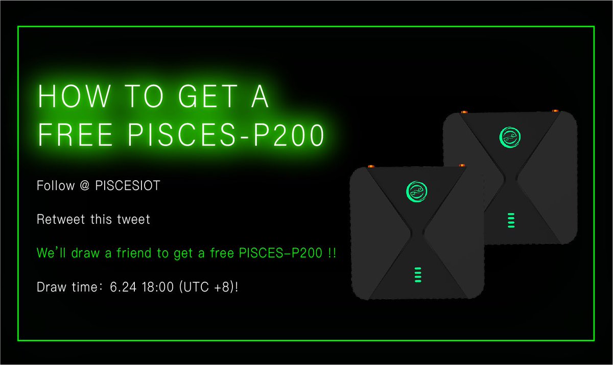 Piscesminer's tweet image. Shocking ! 👏👏
The PISCES-P100 only $259 today!
And!!!Buy 2 get 1 free!!
Purchase link 👉🏻piscesiot.com
✨✨✨✨✨✨✨✨
More shocking !👏👏👏
You can get PISCES-P200 for free
Follow PISCESIOT and retweet this tweet, we'll draw a friend to get a free PISCES-P200!