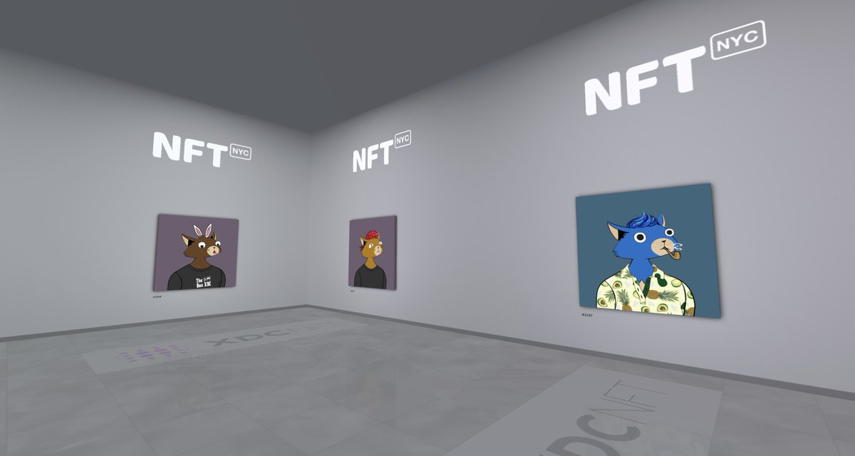 Over 3,000 NFTs will be featured in our bespoke meta gallery. <a href="/NFT_NYC/">NFT.NYC</a> show us some love! #NFT #NY