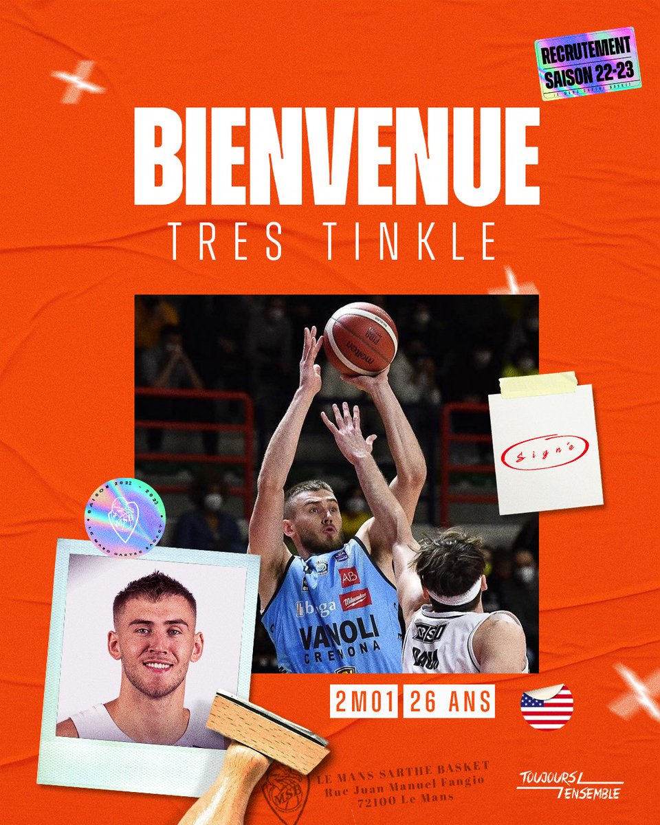 𝑩𝒊𝒆𝒏𝒗𝒆𝒏𝒖𝒆 𝒂𝒖 𝑴𝒂𝒏𝒔 <a href="/tres_tinkle3/">Tres Tinkle</a> ! 😀👋

↪️ Toutes les infos sur notre nouvelle recrue : bit.ly/3xp8W7L