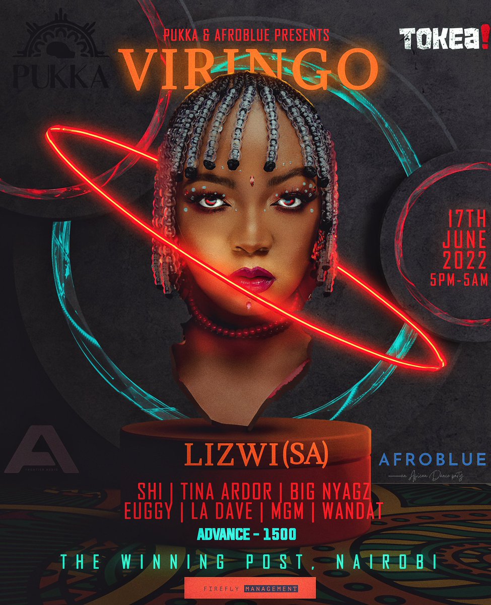 bignyagz's tweet photo. This friday - @ke_pukka &amp; @Tokeaafrica launch VIRINGO 💥🪘

Featuring @FrigidArmadillo @SaLizwi @MGM_Kenya_ @TinaArdor @Wandvt @euggy_dj #LaDave #SHI 

Get your tickets now : @ 1500 KSH advance https://t.co/hnUQj20ojq

📍: Winning Post , Nairobi. https://t.co/97DuzPE4pV