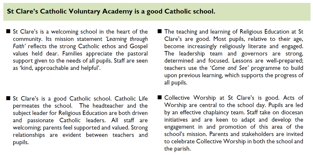 StClaresPrimar1's tweet photo. With tremendous pride, we can now share that the outcome of our recent Diocesan Canonical Inspection was that St Clare's is a GOOD Catholic School! @sta_cmat https://t.co/2jGhYMfN4M