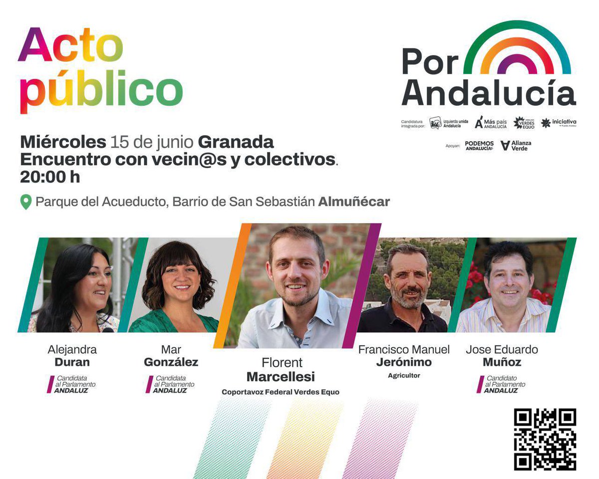 fmarcellesi's tweet photo. Camino de Andalucía para la última recta de la campaña #19J!
Ola de calor, cambio climático, crisis del agua y del campo... ¿Quién pagará las consecuencias?
Es hora de cambiar el modelo para respetar la Tierra y quién la cuida.  
#PorAndalucia, verde y justa. 🌻 https://t.co/mfVfCpttnC