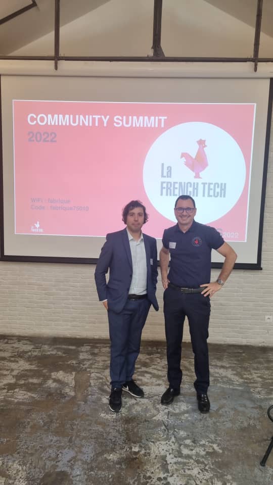 Ça démarre...
Le SG <a href="/CangeOfficiel/">Julien Cangelosi</a> et le Président <a href="/DenisMOTTE_CI/">Denis MOTTE</a> de la French Tech Abidjan sont actuellement au Community Summit 2022 de la #FrenchTech 
👍🏻👍🏽🇲🇫🇨🇮