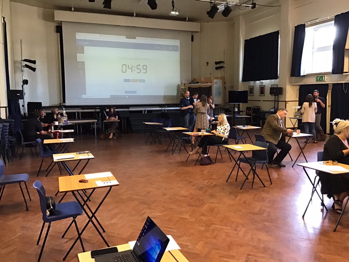 Great to see employers ready to talk with Year 8 as part of the careers speed network event.