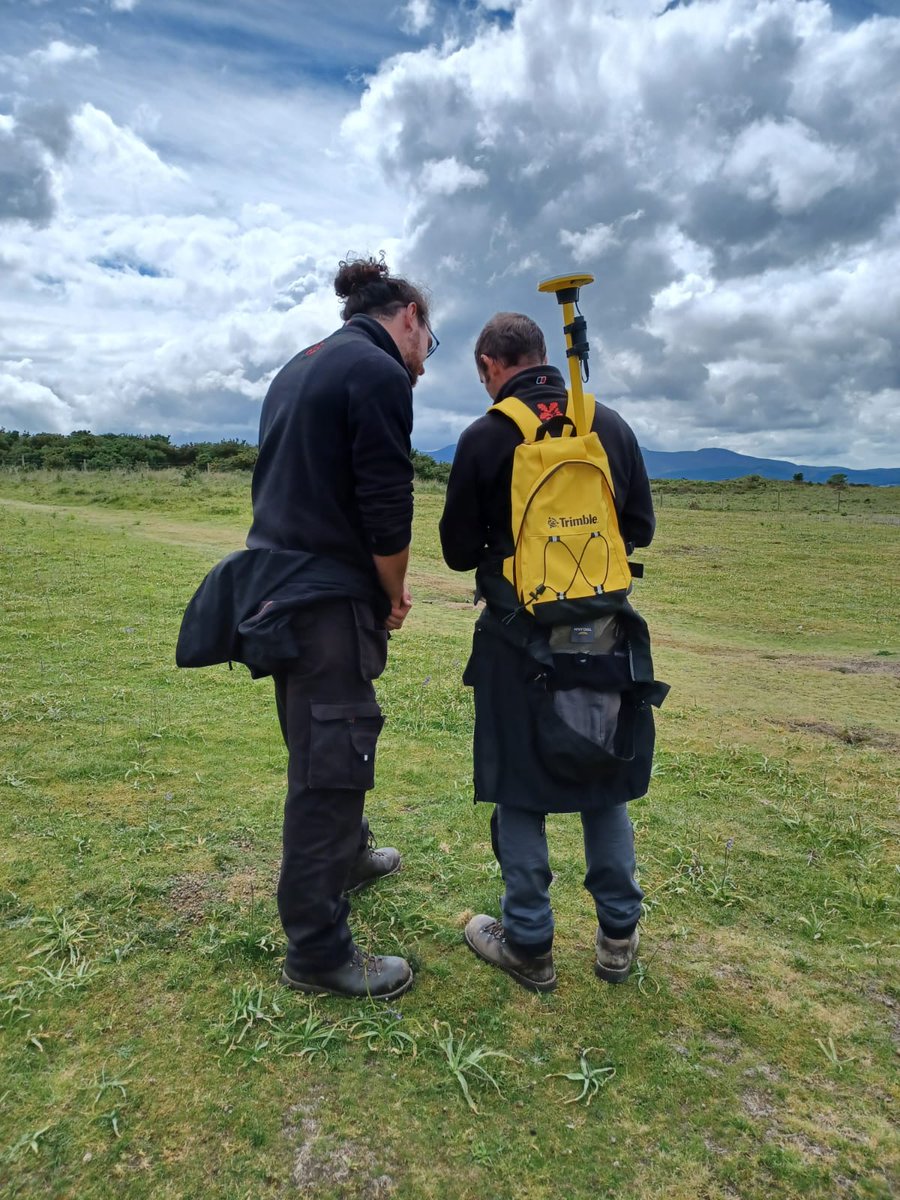 Thanks to @daera_ni Challenge funding, our Rangers where able to carry out Habitat Condition Assessments this past week. The automated records are recorded by handheld Trimble GPS devices which capture vegetation recovery measurements and estimations within survey quadrants.