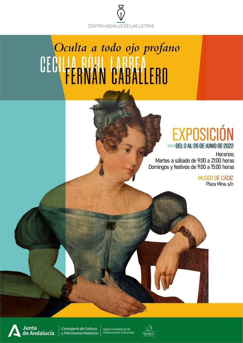 MuseoCadiz's tweet photo. @MuseodeJaen @CulturaAND @culturayPHJaen @Jesus_Estrella Muy buena iniciativa👌💪, compis. Nosotros lo vemos y aportamos a Cecilia Böhl Larrea, alias Fernán Caballero, de la exposición del #CAL. Hasta el 26 de junio.
#CreadorasMW #MuseoRespondónMW https://t.co/7SoaahMsML