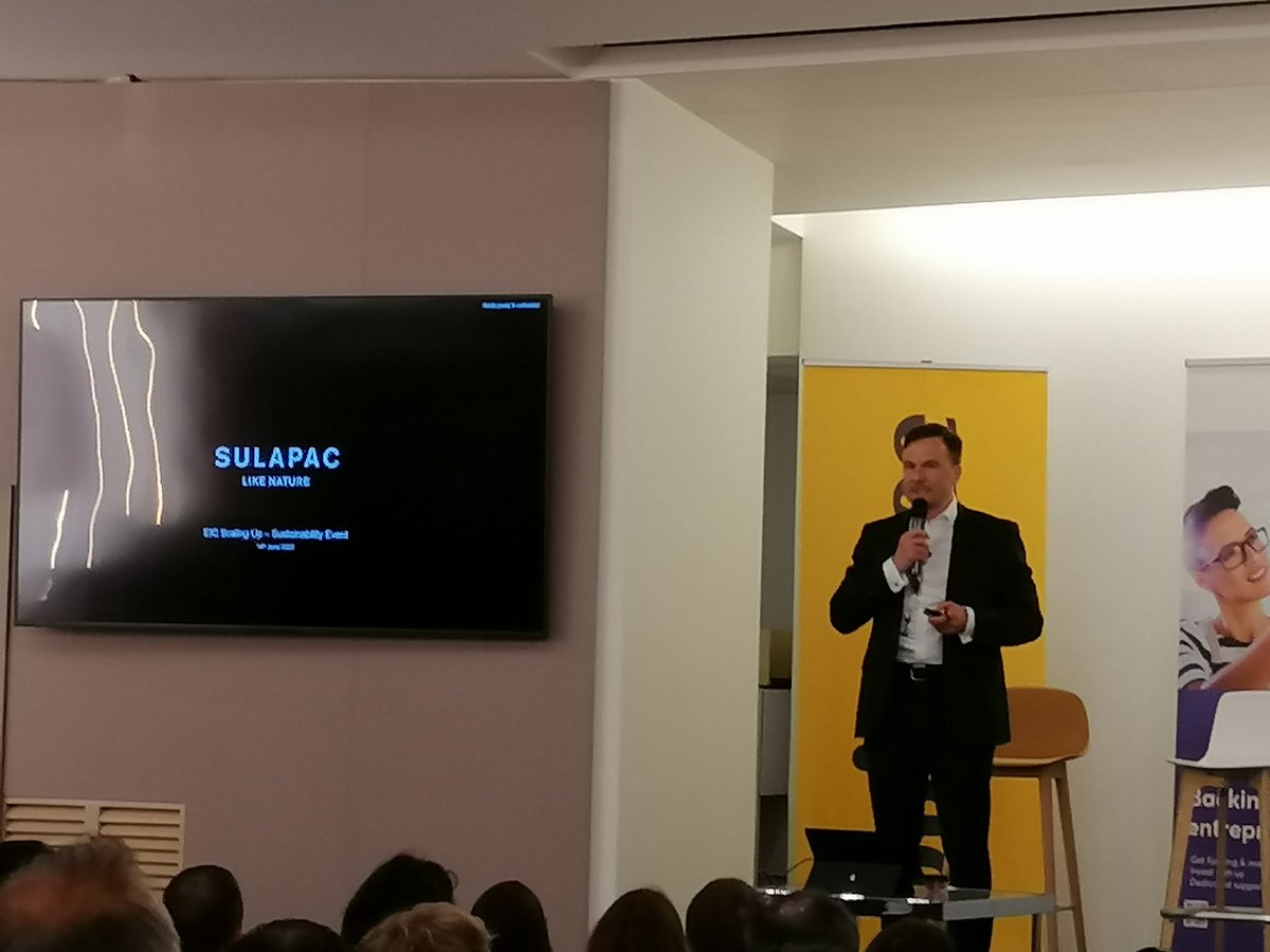jdpimenta's tweet photo. .@EICScalingUp What a great pitch by Tero Lehtinen from @sulapac
#sustainablematerials #innovation #accelaration @Bpifrance @TechTourHQ @EICScalingUp @dealroomco @BCG @InnoRadarEU https://t.co/pVpjyRNCGY