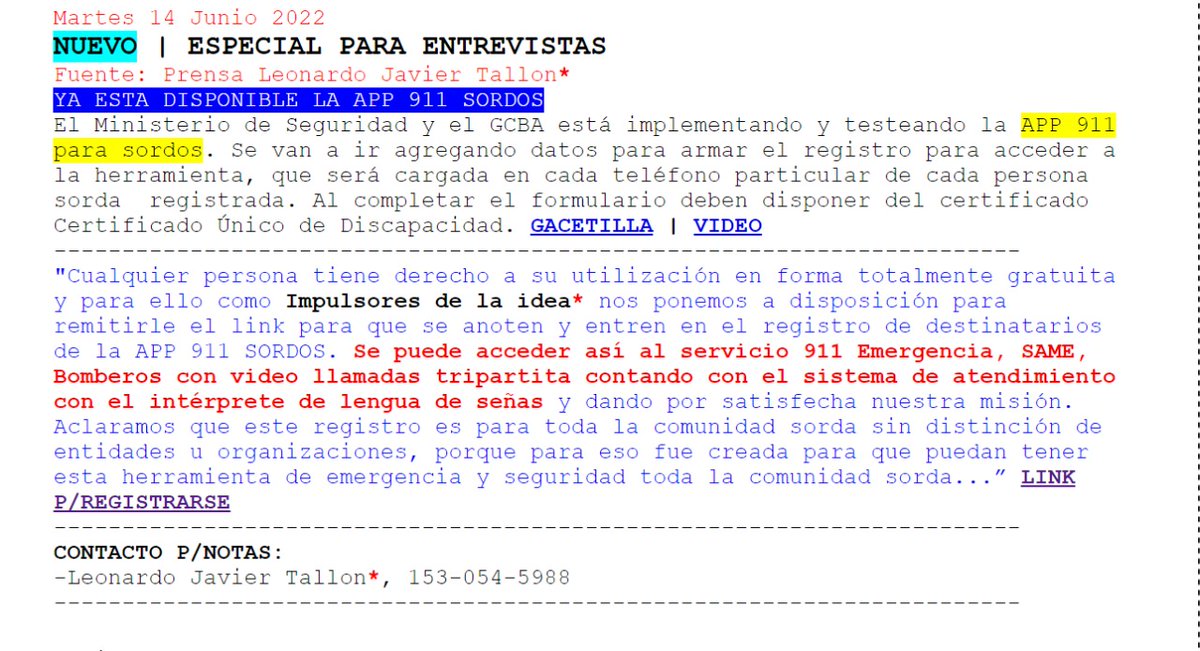 marcelogayo's tweet photo. @MARIAPRESS  DAMOS GRACIAS A ESTE PORTAL TAN IMPORTANTE QUE SIEMPRE APOYA A LA COMUNIDAD SORDA 
YA TODOS LOS SORDOS PUEDEN TENER LA APP 911 SORDOS  PARA EMERGENCIAS Y SEGURIDAD
https://t.co/DBwVfBChSa https://t.co/yY3rANg09n