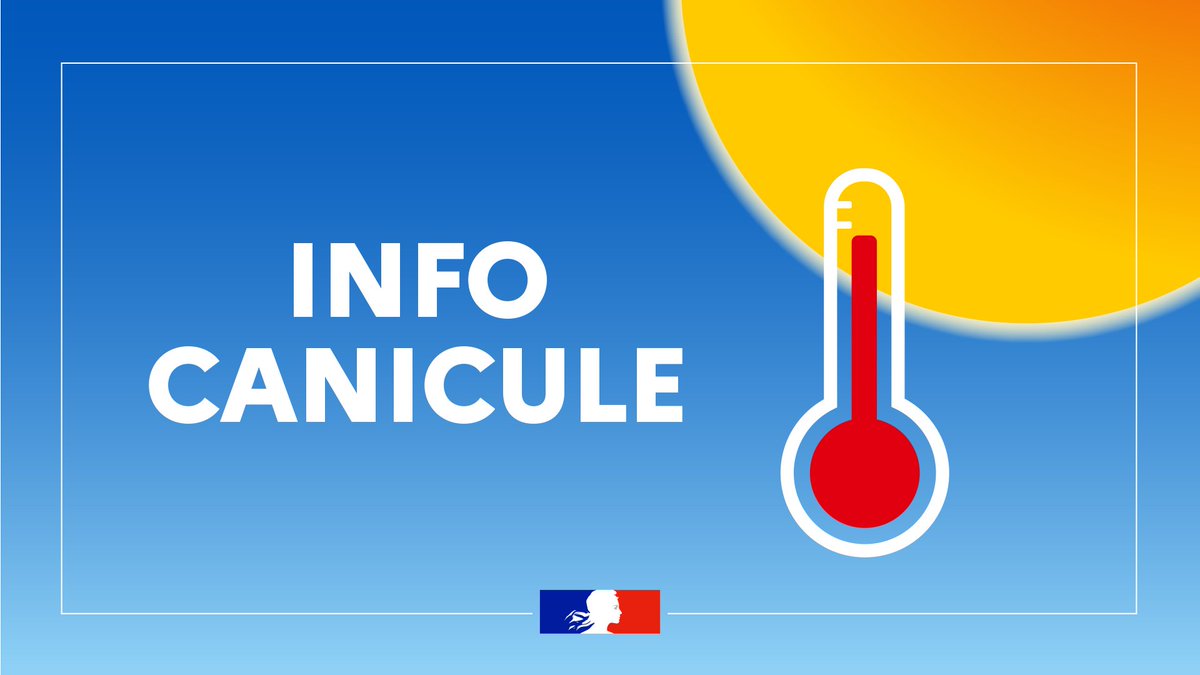 #Canicule | Des recommandations à mettre en œuvre dans les écoles et établissements scolaires, pour les candidats #Bac2022 et en cas de sortie scolaire afin de prévenir les effets des températures élevées attendues dans les prochains jours education.gouv.fr/recommandation…