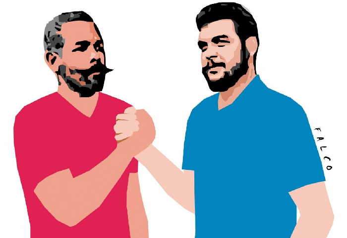 Los vimos en estos años: en las zonas rojas, haciendo vacunas, en el Saratoga, donando sangre, reparando termoeléctricas, dando solidaridad... #MaceoyCheViven en el pueblo de #Cuba y más allá.