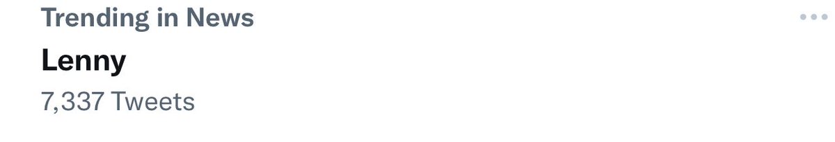 .@lennyrubin what did you do?