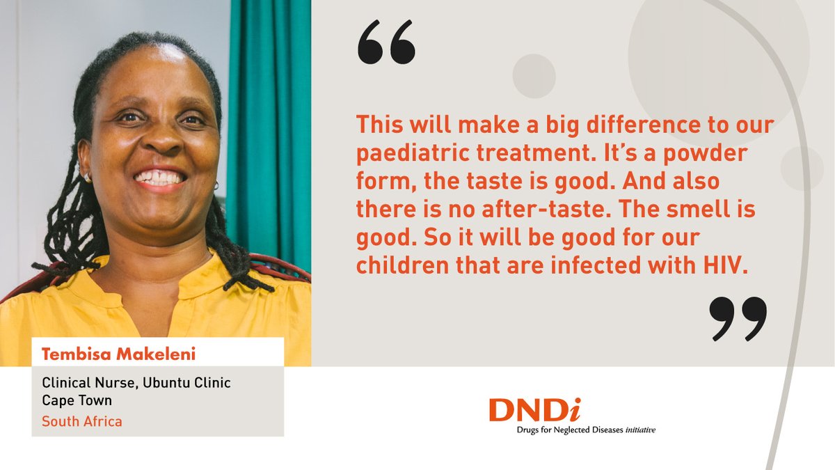 <a href="/Cipla_Global/">Cipla</a> @CiplaRSA South Africa is the 1st country to approve our '4-in-1' #HIV treatment.

The treatment is easy to store and comes in the form of granules that can be sprinkled on food or milk. This is a major improvement over previously available formulations, such as bitter-tasting syrups.