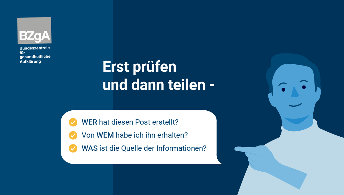 bioeg_de's tweet photo. Rund um das Thema #Coronavirus werden immer wieder #Falschinformationen im Netz geteilt. Wir alle können dazu beitragen, dass sich diese nicht weiter verbreiten. 
Ein kritischer Blick auf Quelle &amp; Absender hilft, die Vertrauenswürdigkeit einzuschätzen:  https://t.co/G2Oqh7UOJ7 https://t.co/CYvshYYCNZ