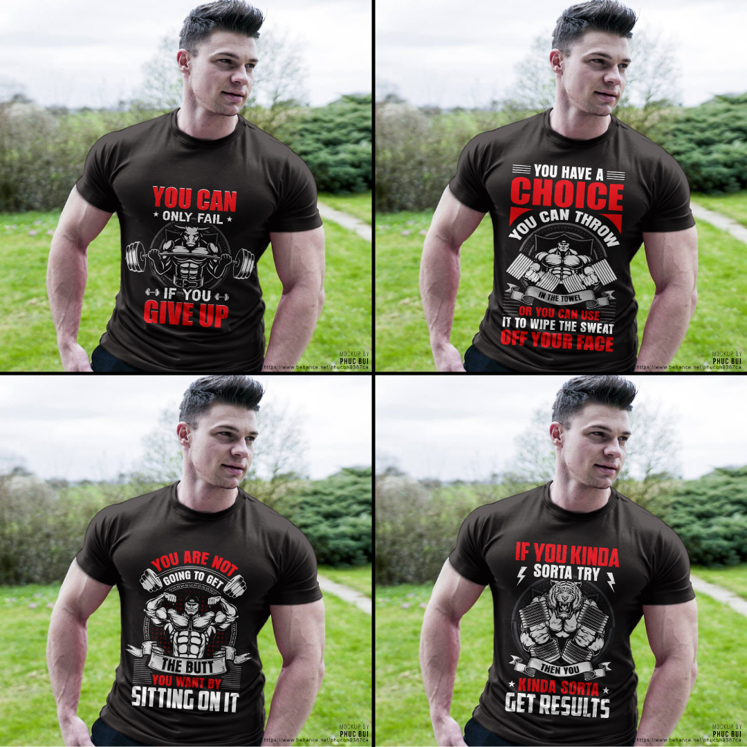 ❚█══█❚ Gym T-shirt design- 2

#gym #fitness #motivation #bewakoofofficial #motivationaltshirt #fitnesstshirt #onlineshoppingstore #casualtshirt #fashion #casualwear #fashionable #onlineshopping #graphictshirt #gymtshirt