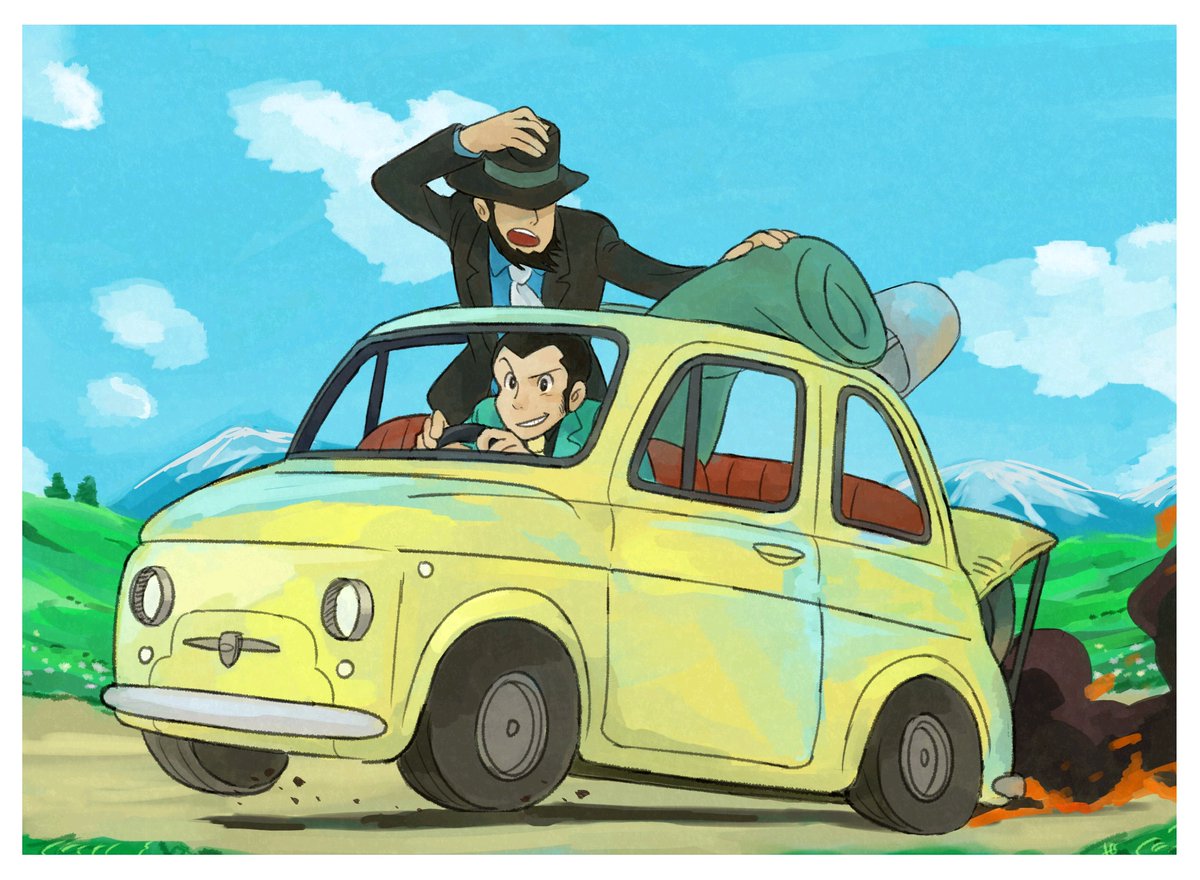 最近観た国民的大泥棒の映画の絵🐵
1stをのんびり観てますが新鮮で面白いです。