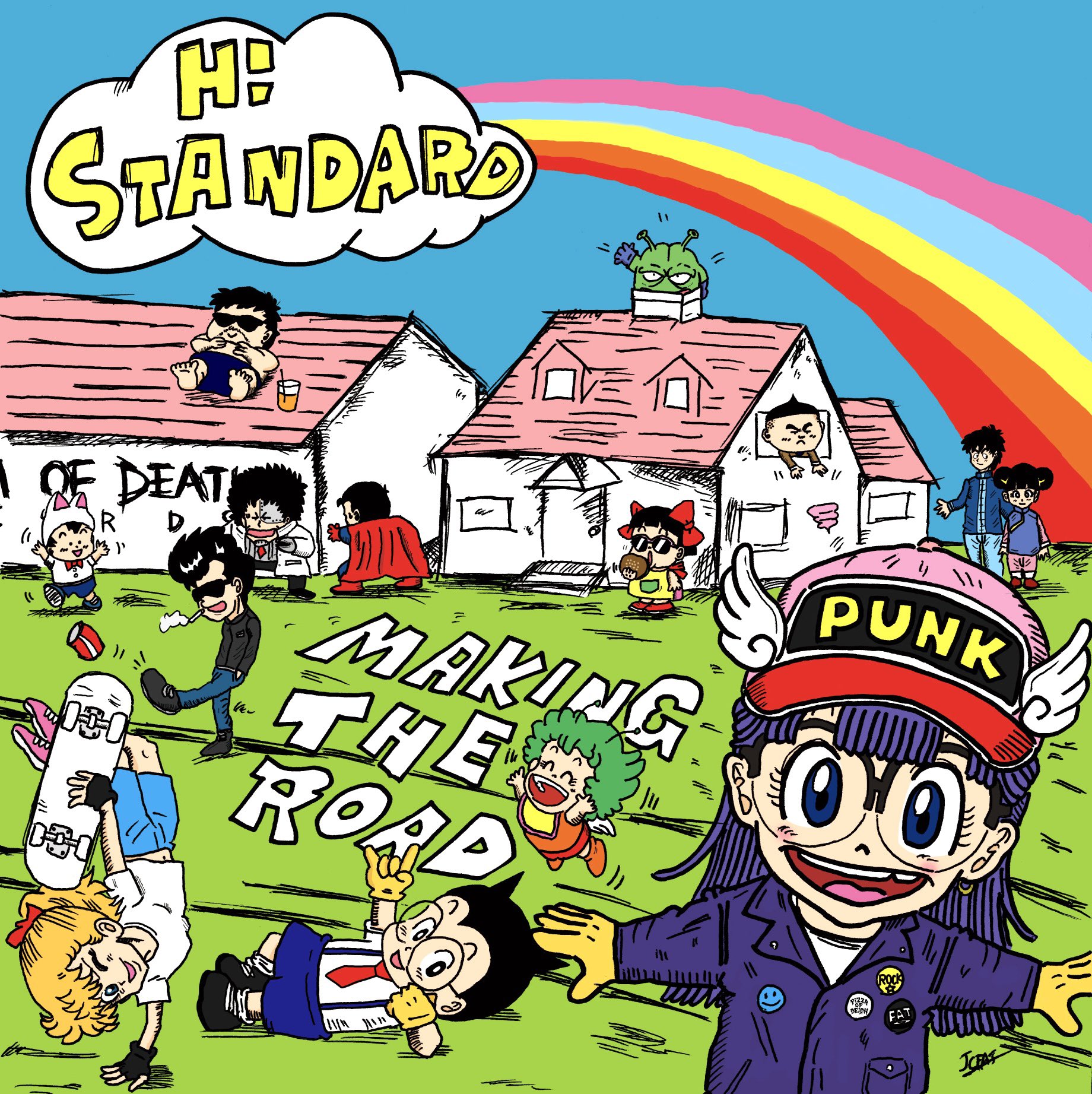 (A4額付き) Hi-STANDARD ハイスタ MAKING THE ROAD