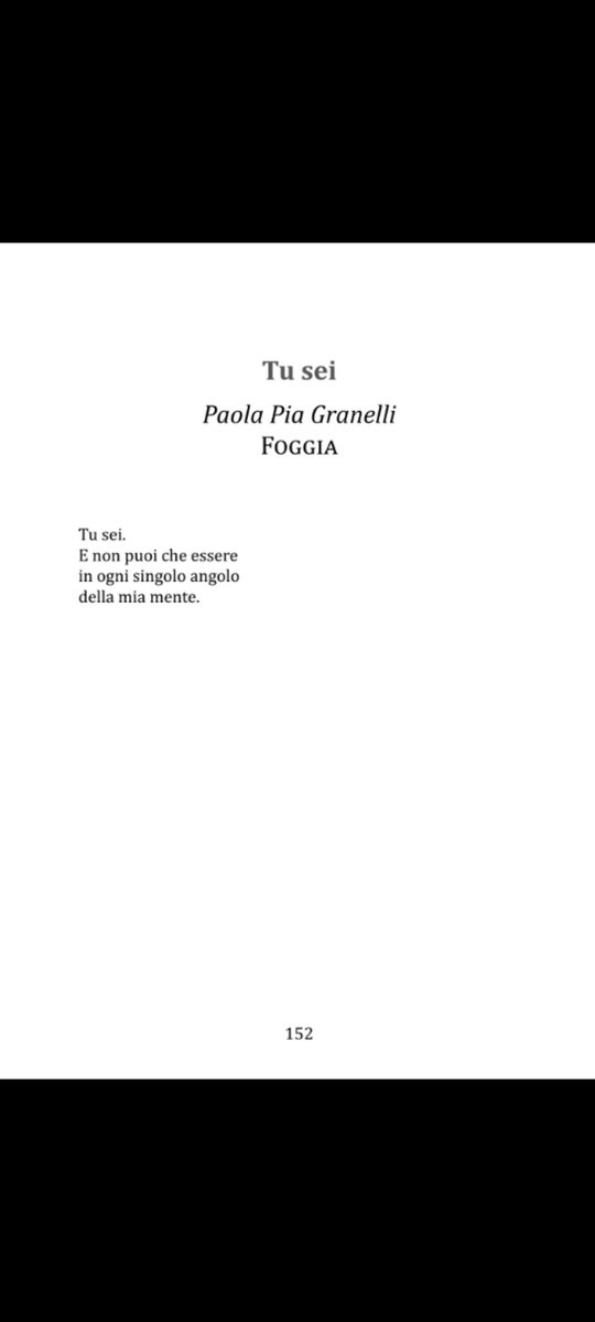 eropaola_'s tweet photo. Una poesia, pochi versi per la nuova silloge di Poesia Italiana a cura di #IvviEditore. A ricordarci che certi pensieri sanno essere costanti presenze. E allora tu sei. In ogni singolo angolo della mia mente. 
https://t.co/hBue3DJ6aO https://t.co/gzPJu3c6Tc