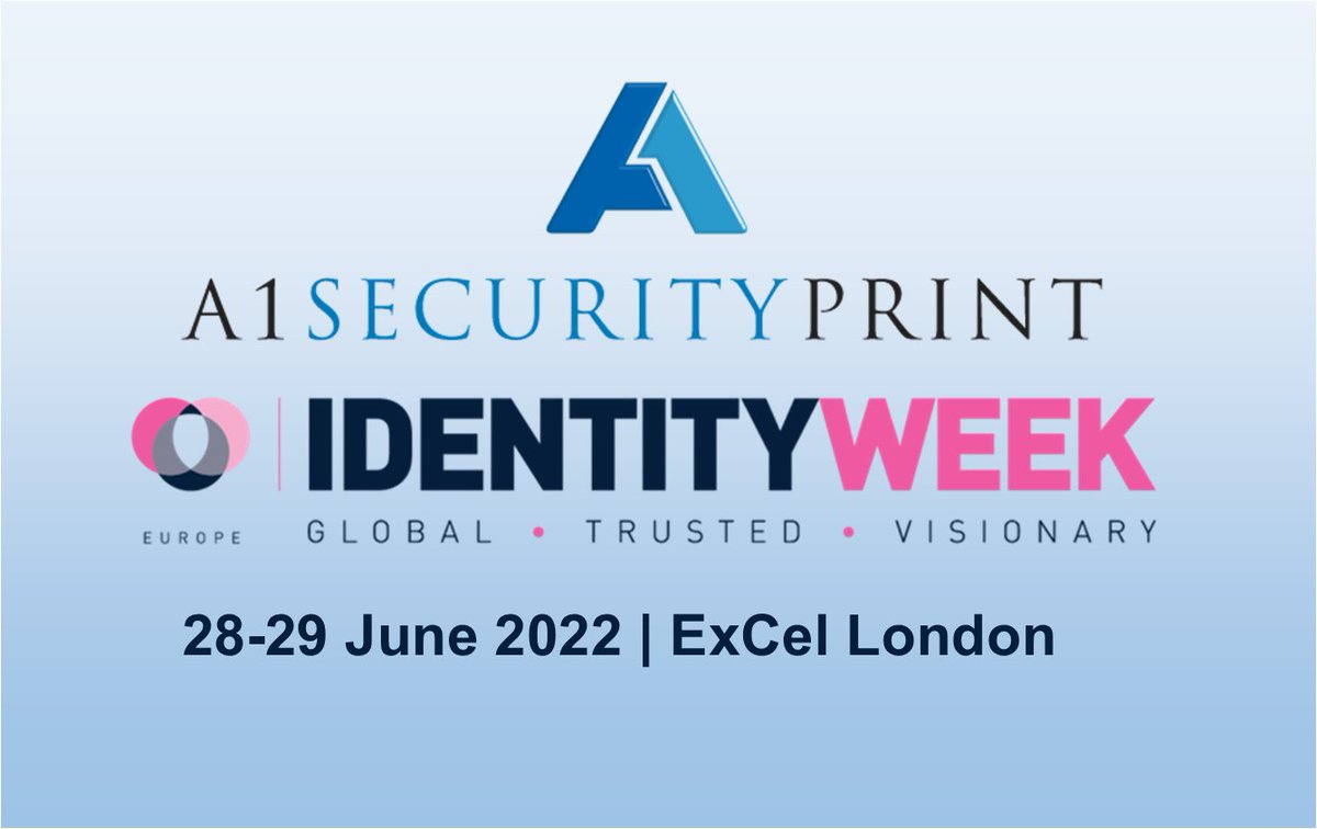 A1 Security Print (@a1securityprint) on Twitter photo a1securityprint.com/a1sp-exhibitin…
Visit the A1SP team on stand 718 at <a href="/IdentityWeek_ID/">Identity Week</a> Week 2022, and find why we've been leading the way in #security printing for over 40 years.
#IdentityWeekEurope #exhibition a1securityprint.com/a1sp-exhibitin…
Visit the A1SP team on stand 718 at <a href="/IdentityWeek_ID/">Identity Week</a> Week 2022, and find why we've been leading the way in #security printing for over 40 years.
#IdentityWeekEurope #exhibition