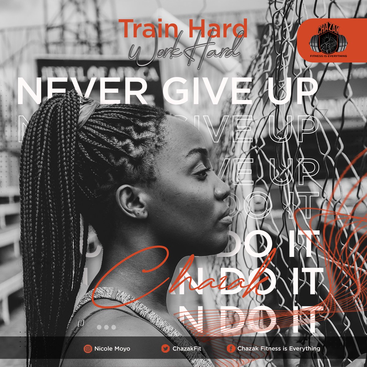 ChazakFit's tweet photo. Life is about continuity and evolution. Mostly, when things get hard get up and never give up.
#introducingbrand
#positivevibes
#growth
#zambia https://t.co/aBiYs0qjYB