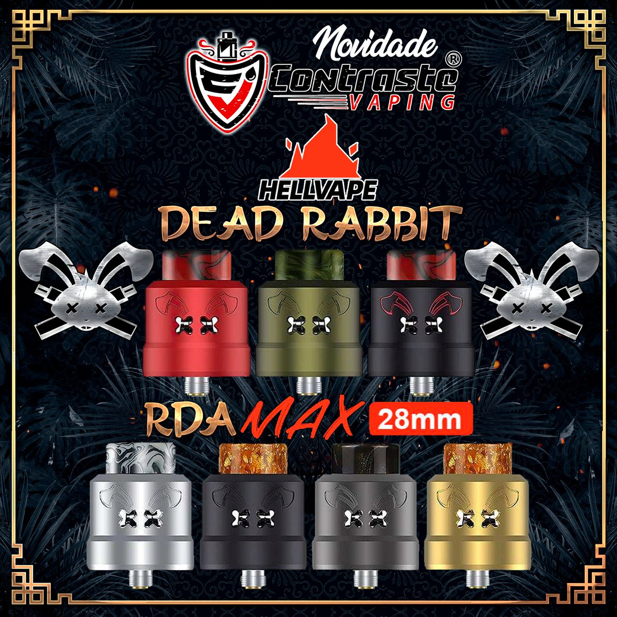 ContrasteVaping's tweet image. Dead Rabbit RDA Max 28mm
▫️▫️▫️
✅ Garantimos os Melhores Preços❗
▫️▫️▫️
✅ Receba a sua encomenda em 24h no conforto da sua casa❗
▫️▫️▫️
🌍 Envios para todo o Mundo 🚛✈️
▫️▫️▫️ 
🌐 contrastevaping.com/rda-hellvape-d… 🛒
▫️▫️▫️
@contrastevapingcbd  @officialhellvape #deadrabbitrda