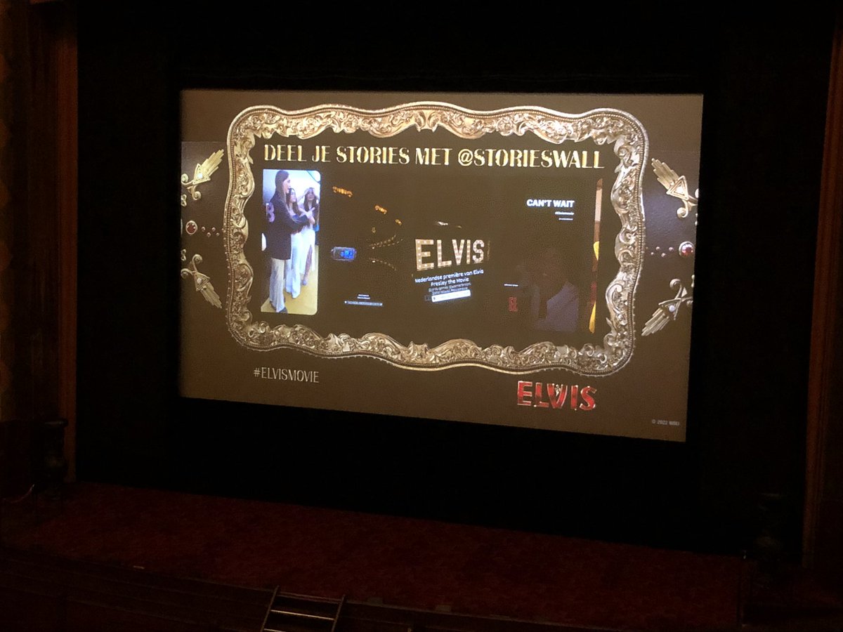 Gisteravond in @Pathe Theater Tuschinski de première bijgewoond van de film ELVIS, uitgebracht door <a href="/WarnerBrosNL/">Warner Bros NL</a>. Een fantastisch epos over de opkomst en dramatische ondergang van dit ongekend muzikaal talent. Gaat dat zien, gaat dat zien!