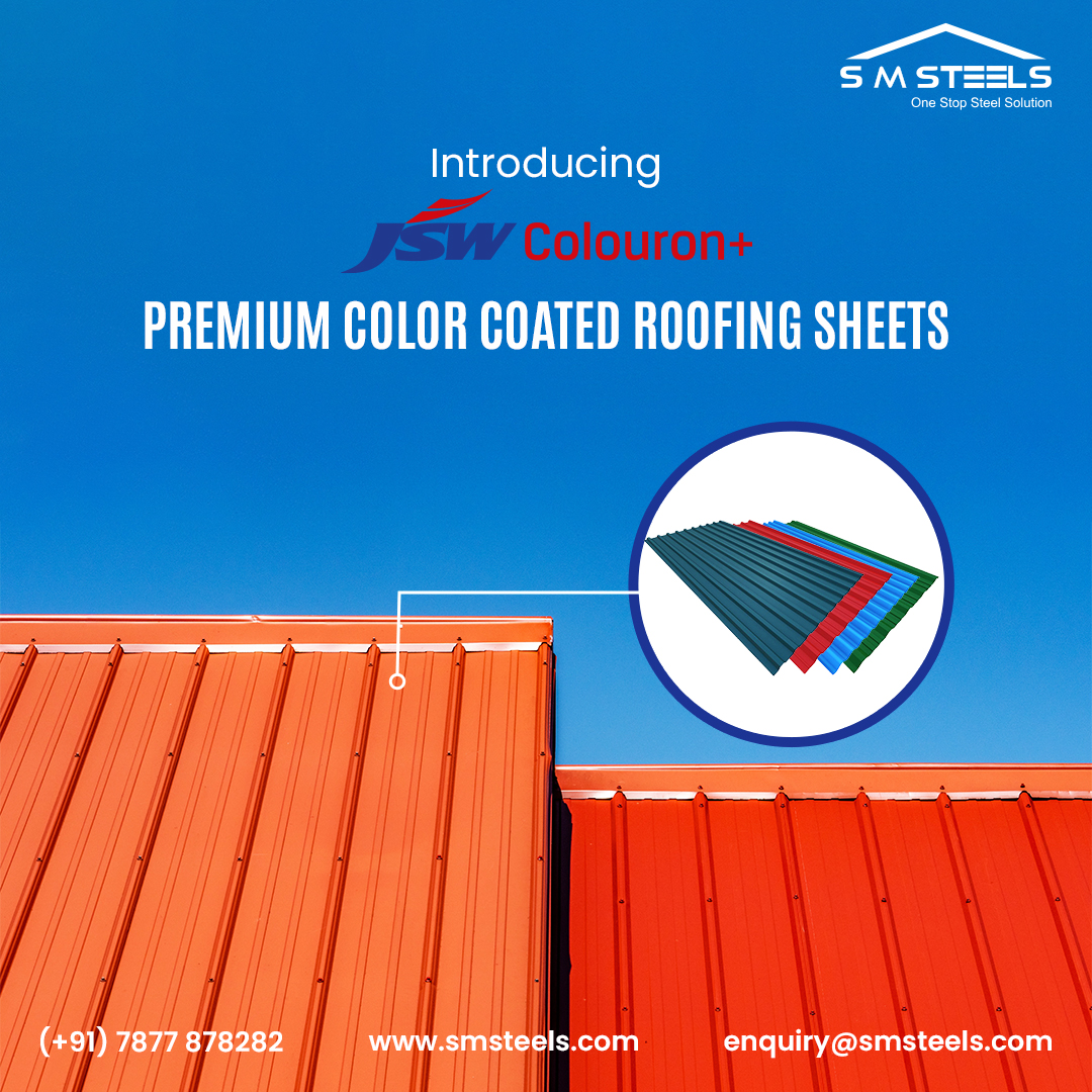steels_m's tweet photo. Beauty that lasts forever!
SM Steels introduces JSW Colouron+ Premium Color Coated Roofing Sheets with a 15 Year Warranty.
.
.
.
#smsteels #jsw #jswsheets #jswcoloronplus #jswcoloron #colourcoatedsheet #colorcoatedsheets https://t.co/g6ZWKjALH0