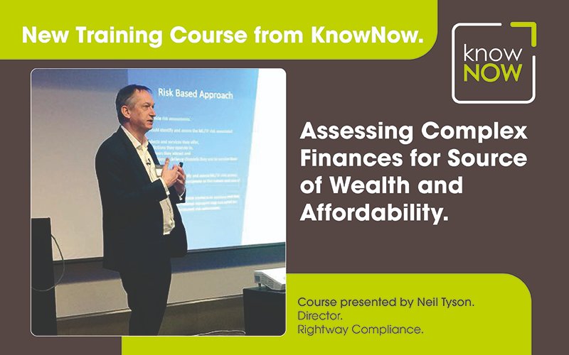 KnowNow_Ltd's tweet image. Still time to book your place on our interactive online training - Assessing Complex Customer Finances for Source of Wealth and Affordability. Don't Miss Out! Course starts on June 21.
#customerfinances #affordability #sourceofwealth
bit.ly/NTtrainingJuly