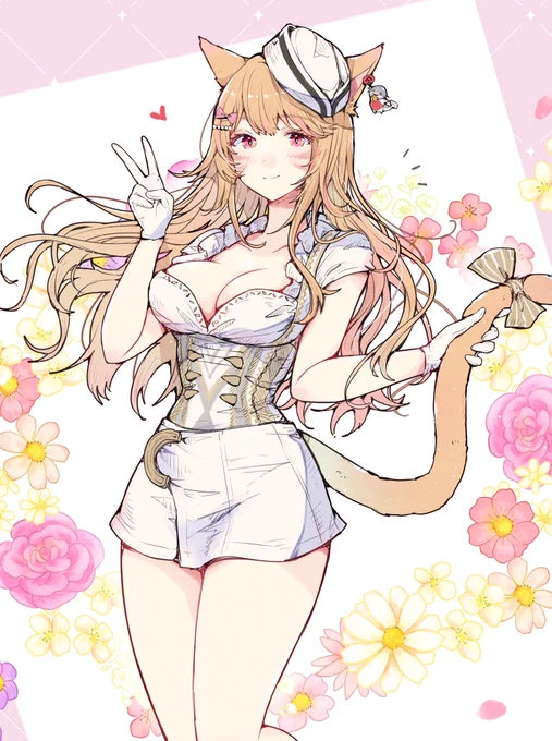 ディアンドルなミコッテちゃん🐱

#ミコッテ #FF14art #FF14イラスト #FF14 