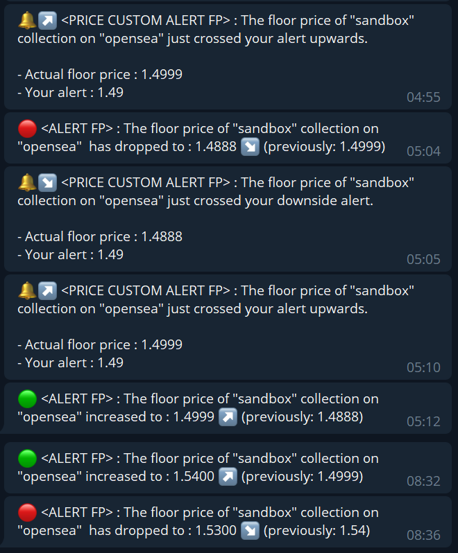 Track_My_Assets's tweet photo. In this time of market turbulence, 1 #ETH will always be equal to 1 #ETH. 
Buy your favorite #NFT, follow the #FloorPrice  and receive custom notifications on #Discord and #Telegram.

Free to use https://t.co/cBX0efv9Hu 🚀

Available for #OpenSea, #MagicEden and #LooksRare. https://t.co/5ABGVM5aZK